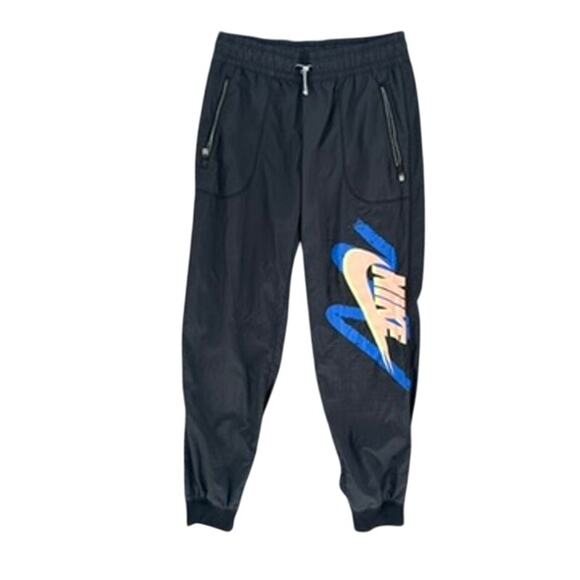 Nike Pants Women Archive Windbreaker Medium Black - Picture 1 of 9
